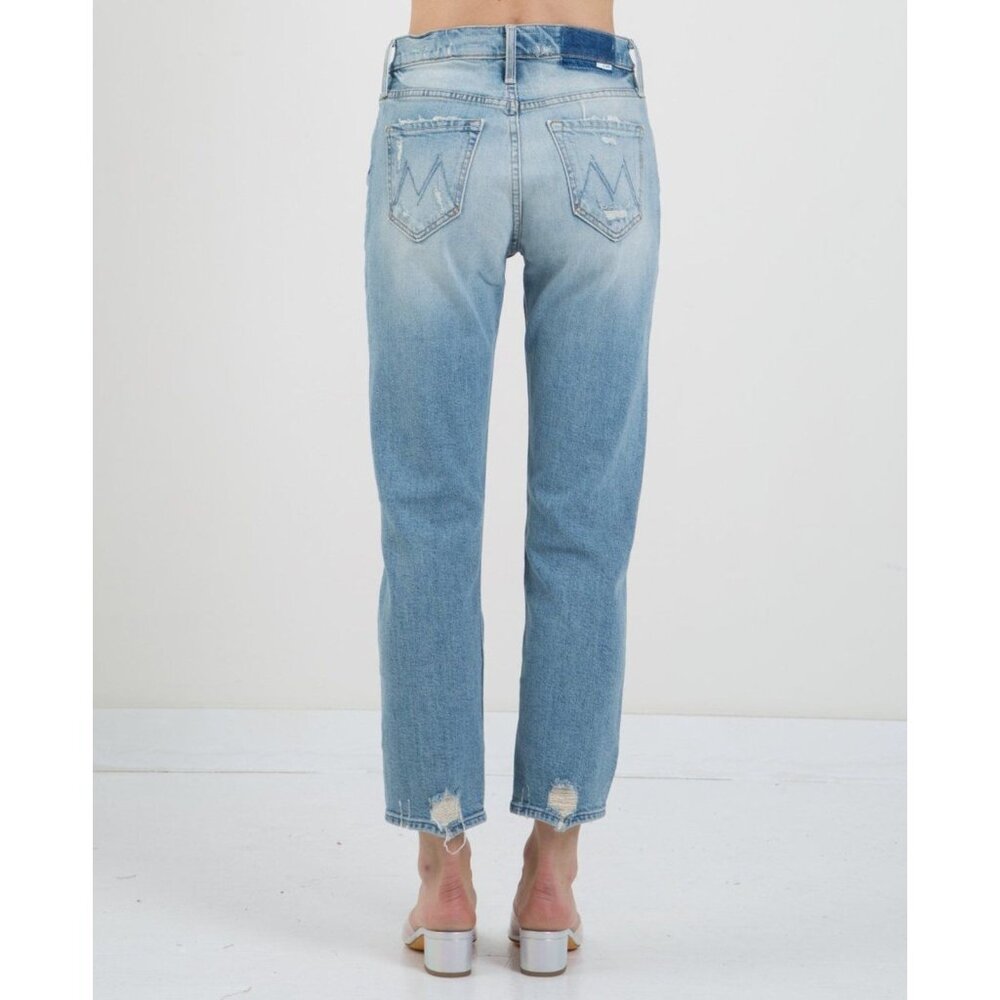 Mother Superior TOMCAT THE CONFESSION High-Rise Destroyed Cropped Jeans Sz 25 - Picture 4 of 16